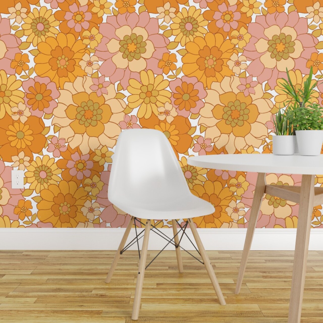 Vintage peel hot sale and stick wallpaper